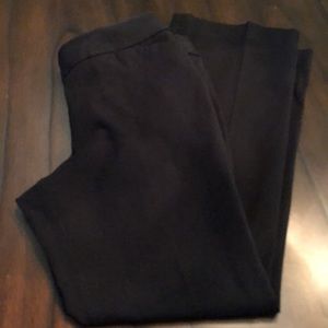 LOFT Marissa double button zip close bootcut pants with pockets